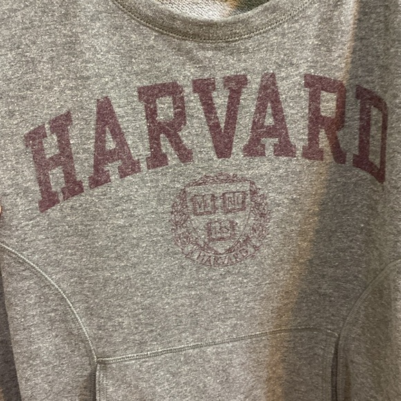 Vintage Harvard University JanSport Women’s Sweatshirt Size Large Thumb Holes - Picture 4 of 7
